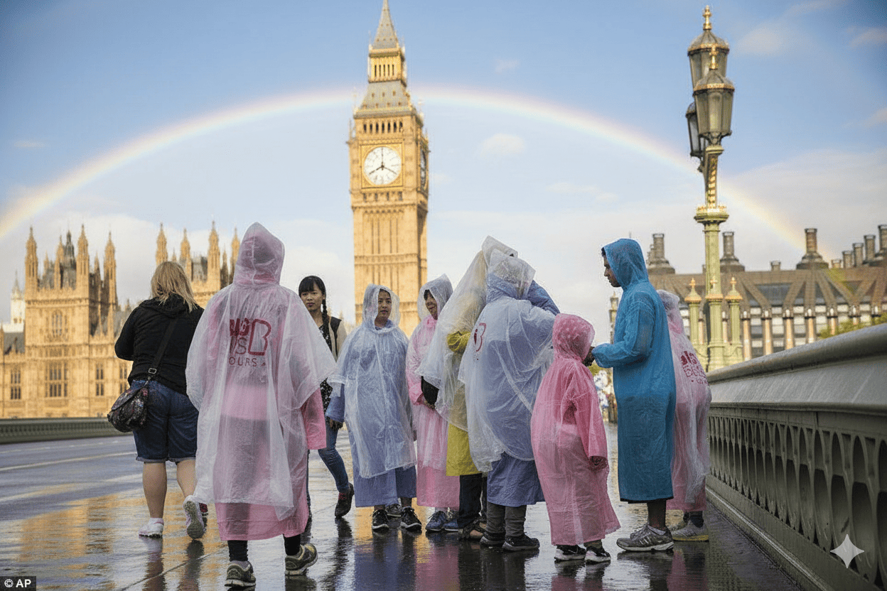 Waterproof Emergency Adult Disposable Rain Poncho With Hood – Pack of 10