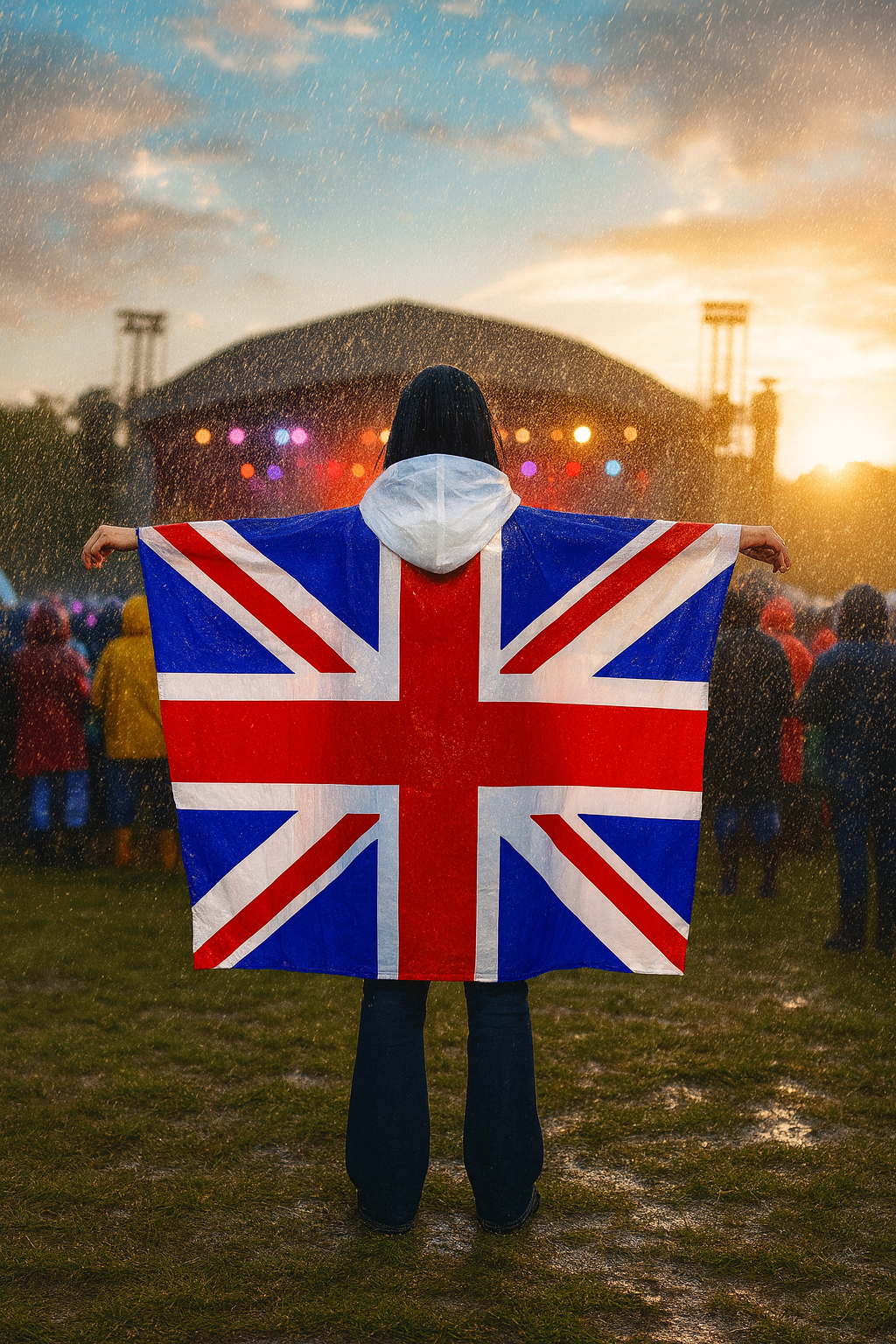 Union Jack Pack of 2 Waterproof Adult Rain Ponchos