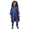 Childs-Waterproof-Rain-Poncho-EVA-Reusable-Blue