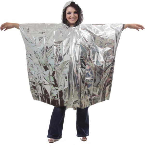 Emergency Silver Foil Poncho