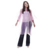 Waterproof Emergency Adult Disposable Rain Poncho With Hood - Pack of 10 - Image 6